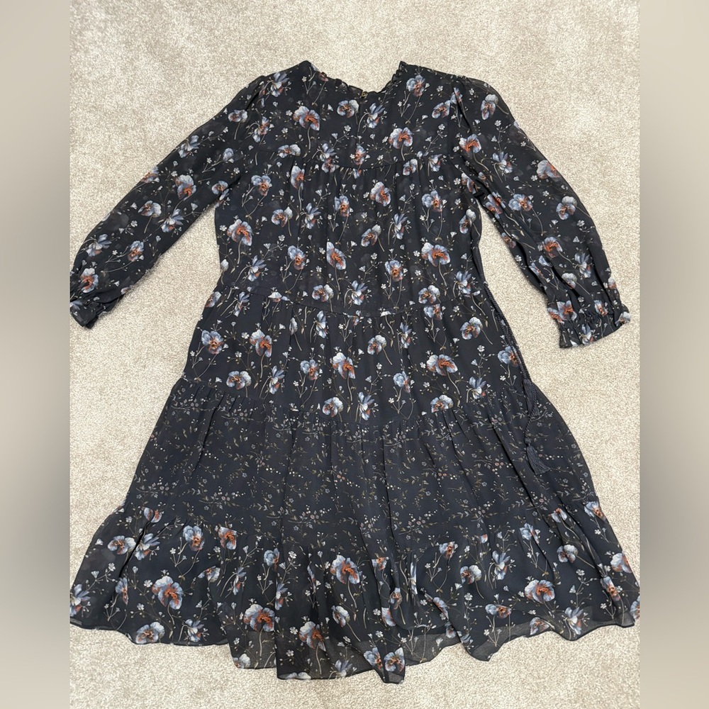 Ulla Johnson - Skye Floral Print Silk Georgette Dress - size 4 - Gorgeous - Picture 16 of 16